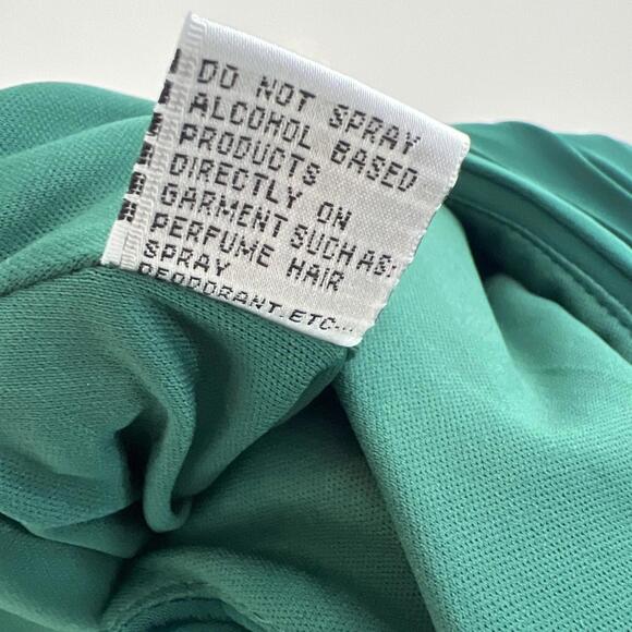 $358 Mac Duggal 26517 Evening Green One Shoulder Long Dress Size 6 - Picture 9 of 9